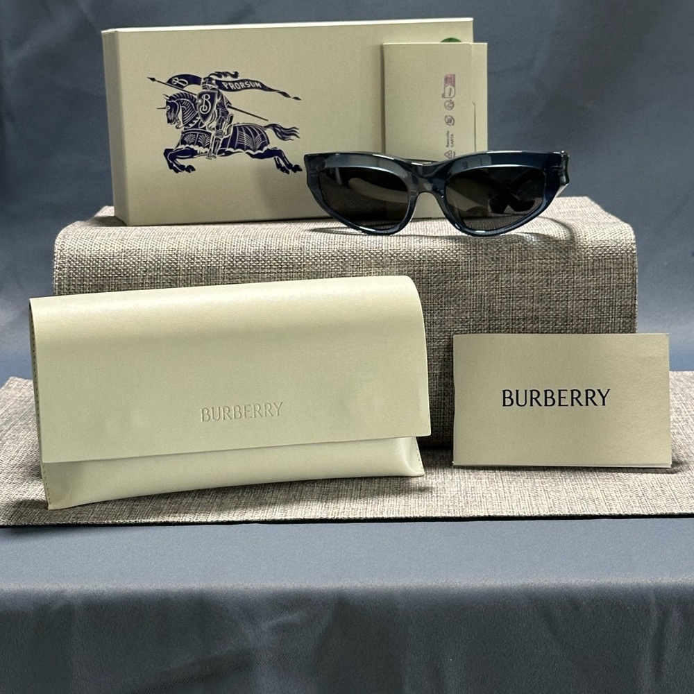 Burberry Dark Blue Sunglasses with Case
